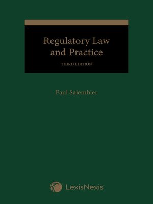 cover image of Regulatory Law and Practice